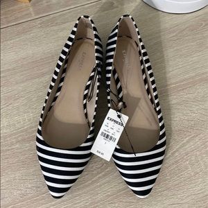 Express Striped Flats
